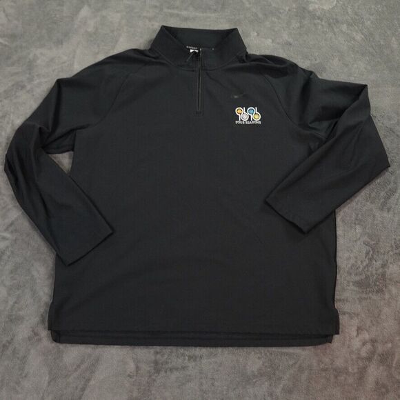 Nike Windbreaker Mens Extra Large Black Four Seasons Repel Vapor Golf Top‎ - Picture 1 of 9